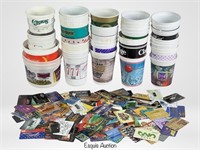 Vintage Casino Coin Buckets & Player Cards