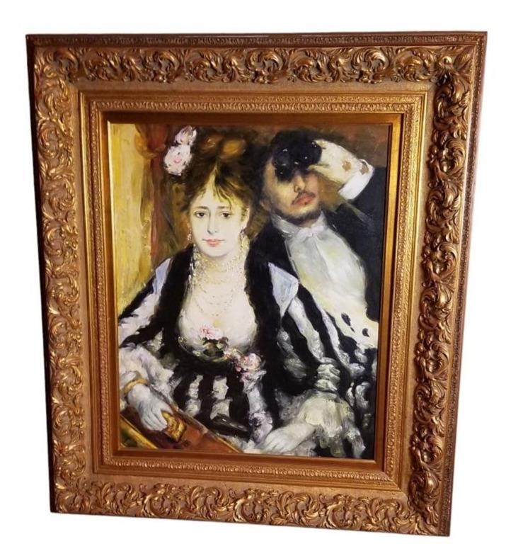 After Renoir Original Oil Reproduction