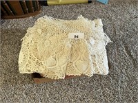 Crocheted Doilies & Tablecloth