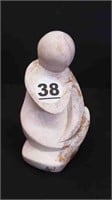 SIGNED CARVED SOAPSTONE FIGURE