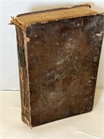 RARE 1847 LEATHER BOUND MEDICAL BOOK