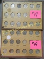 (23) 1918 to 1938D Buffalo Nickels on (2) Partial