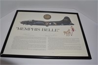 Art of the Memphis Belle signed by Captain