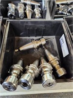 GROUP OF (5) CAT40 TOOL HOLDERS, TG75-3"