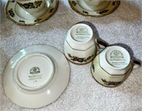 Princess China, Bavaria, 5 cups and saucers