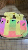 Crocheted handbag