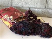 Fabric Remnants and  Tassels