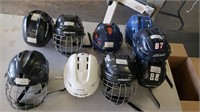 9 Youth Asstd Hockey Helmets