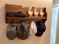 Wall Shelf, Hats & Gloves