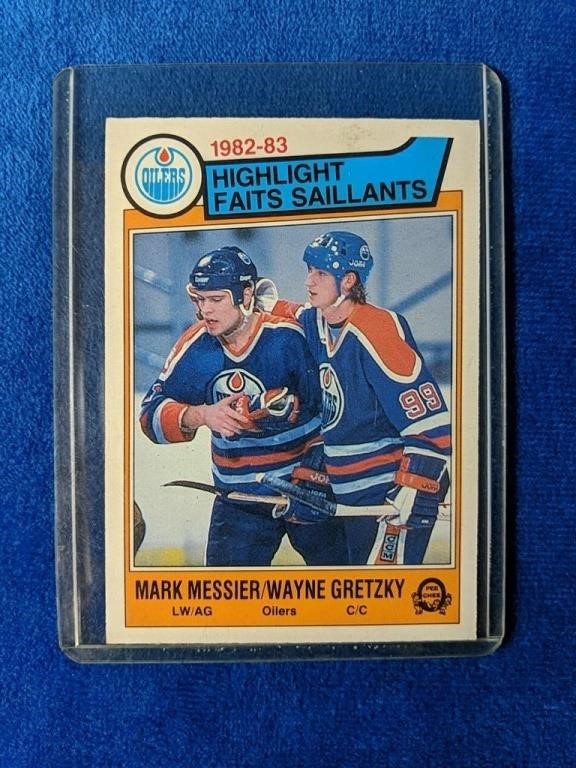 Mark Messier/Wayne Gretzky 1982-83 Highlight Card