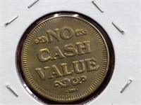 No cash value token