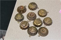 Lot of 10 Jello Copper Mold