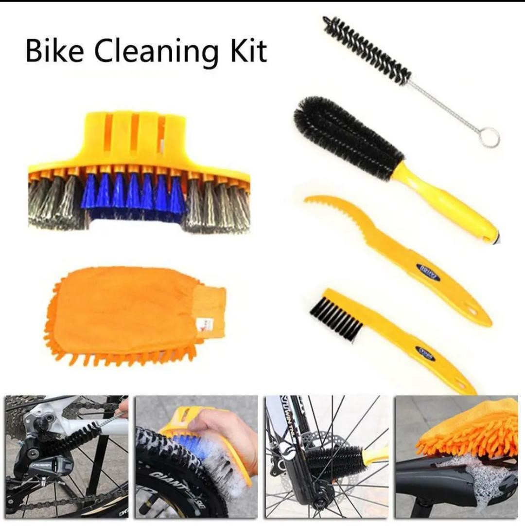 Bicycle cleaning kit set