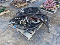 LOT OF MISC HYD HOSES