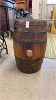 Vintage wine barrel, 22 “ tall, 13 “ diameter