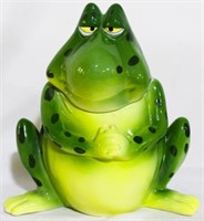Frog Cookie Jar 9"