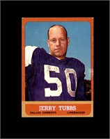 1963 Topps #80 Jerry Tubbs SP EX to EX-MT+