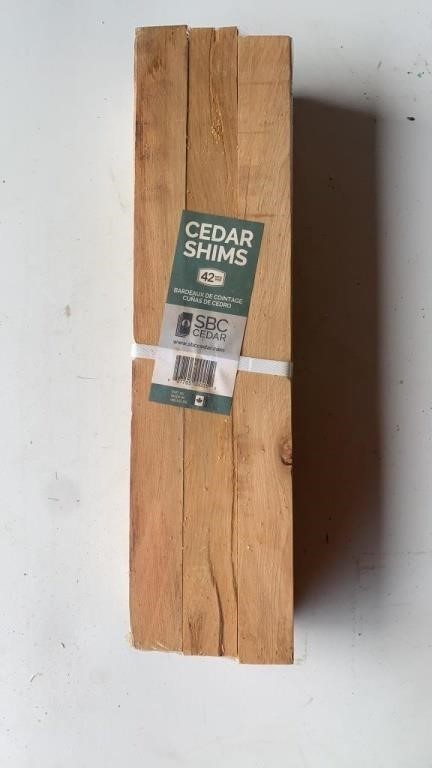 New - Cedar Shims pack of 42