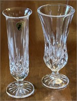 Waterford Crystal Footed Stem Vase and Gorham