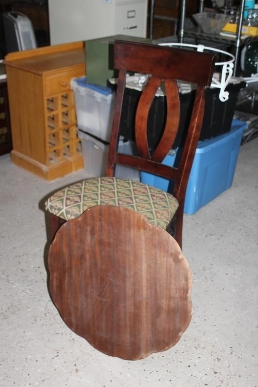 Chair and Pie Crust Table Top