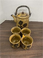 Mid century modern tea set