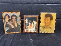 Elvis Presley photos on glossy plaques - WA