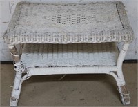 Wicker Side Table