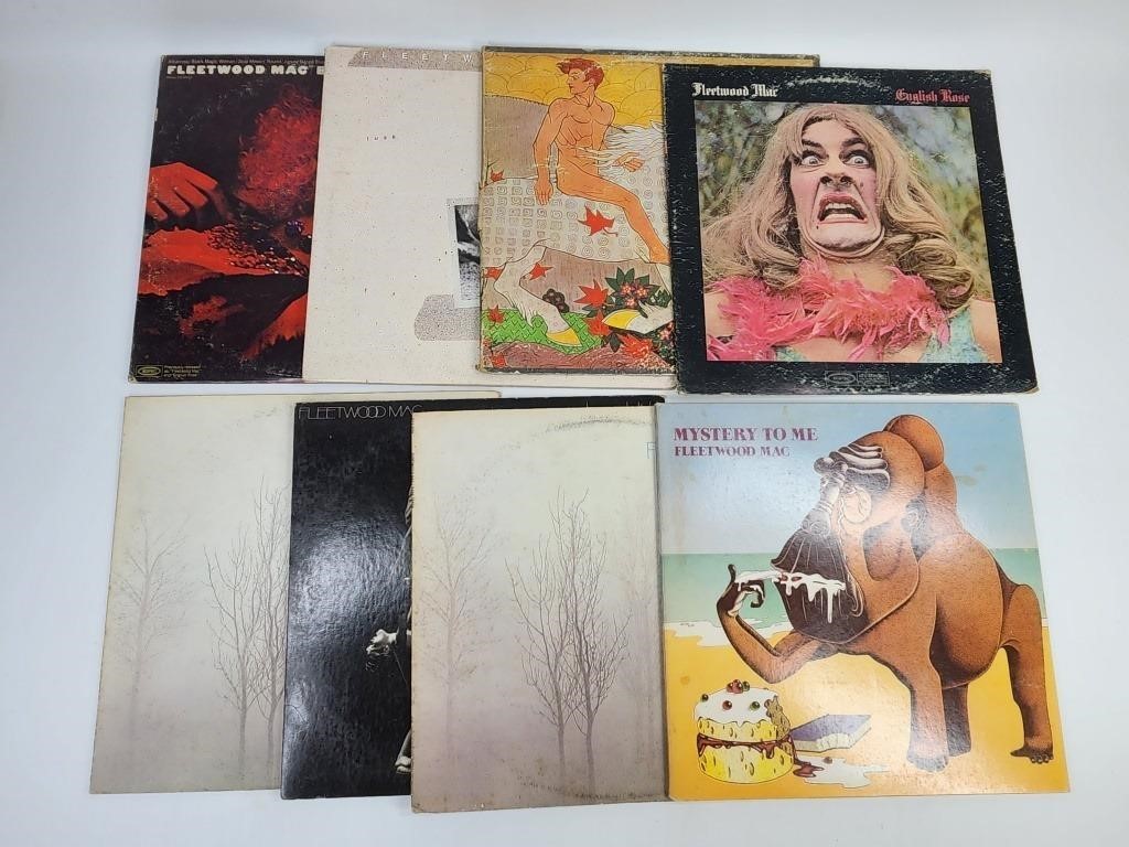 8) VINTAGE FLEETWOOD MAC LP RECORD ALBUMS
