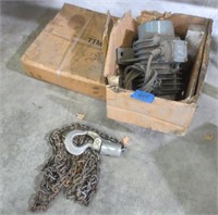 Timken part, chain, motor