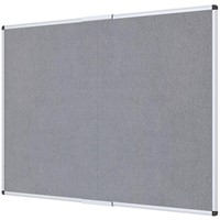 VIZ-PRO Large Fabric Bulletin Board/Foldable Notic