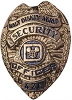 Early 1980s Disney World Female Security Badge