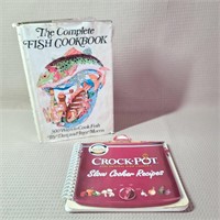 Crockpot Cookbook & The Complete Fish Cookbook