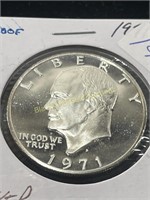 1971-S Silver Proof IKE. Dollar