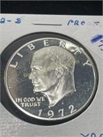 1972-S Silver Proof IKE. Dollar