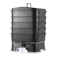 VEVOR 5-Tray Worm Composter, 50 L Worm Compost