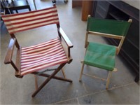 2-canvase camp chairs