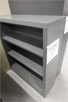 1 Metal Bookcase (36"w x 12"d x 42"t)