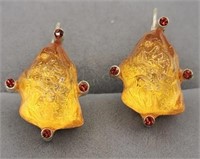 Cecile Jeanne Unusual Pierced Earrings