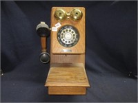 antique look wall phone .