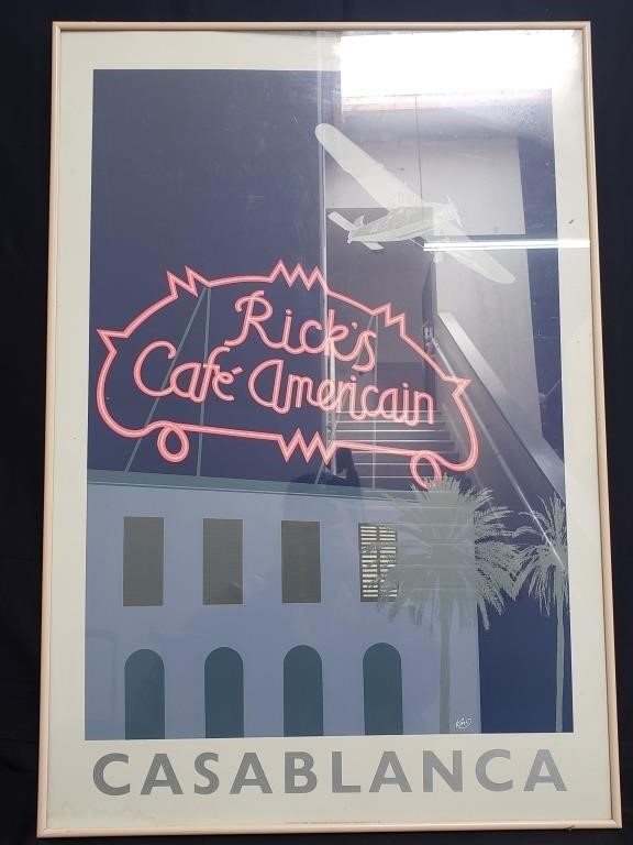 Signed Ricks Cafe American Casablanca