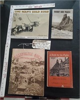 4 old books old west hotels gold rush gems mines