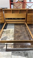Mid century modern bed made in Temple Texas in
