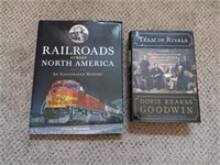 Railroad and American history book
