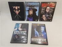 5 Wrestling/ DVD Collection- Undertaker/ Sets