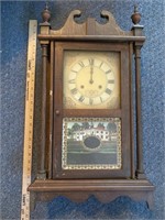 Ma Leck Pillar and Scroll Clock