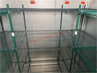 LOT - GREEN EPOXY SHELF SET