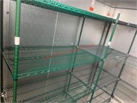 LOT - GREEN EPOXY SHELF SET