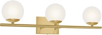 B3563  Modern Vanity Light 3 Lights Brass 24