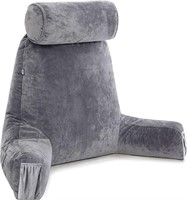 SEALED-Dark Grey Husband Pillow - Adjustable Loft