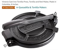 Victoria Cast Iron Tortilla Press